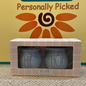 Rae Dunn HIP & HOP Sugar & Creamer